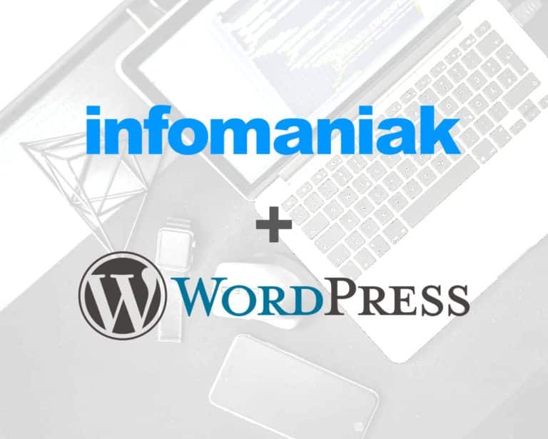 Creation of a Wordpress site on Infomaniak