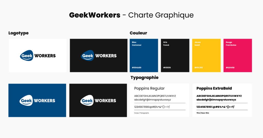 Visual identity: How to create a graphic charter? - image GeekWorkers - 11