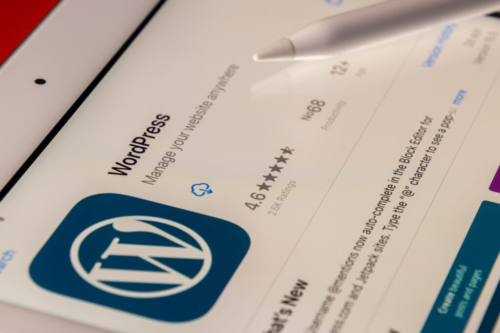 Create a wordpress website