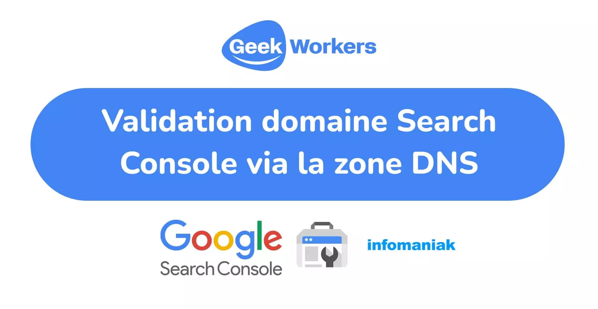 Search Console domain validation via the DNS zone