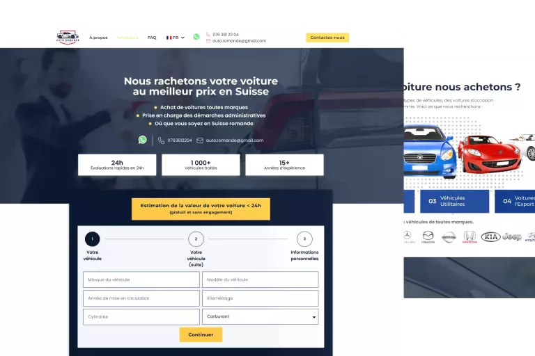 Auto romande portfolio geekworkers