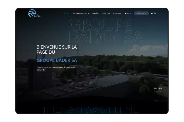 Groupe Bader portfolio geekworkers