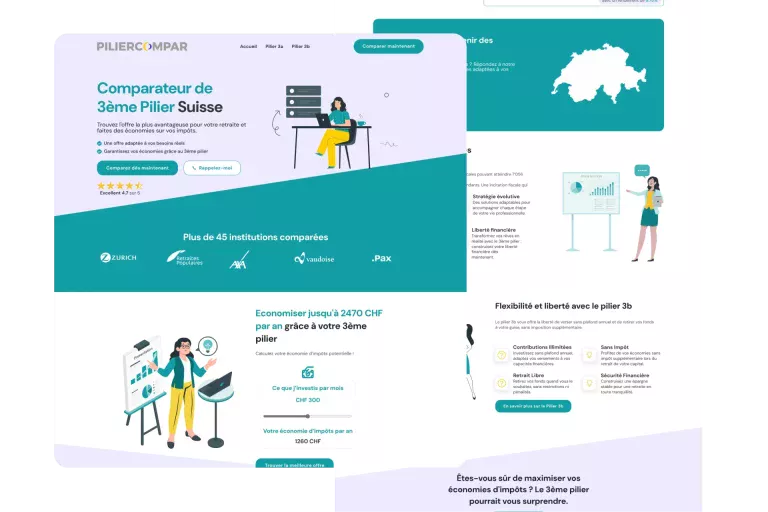 Pilier compar portfolio geekworkers
