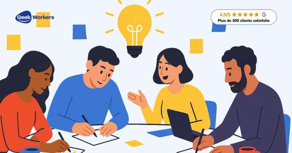 Brainstorming sur la recherche de nom d'entreprise