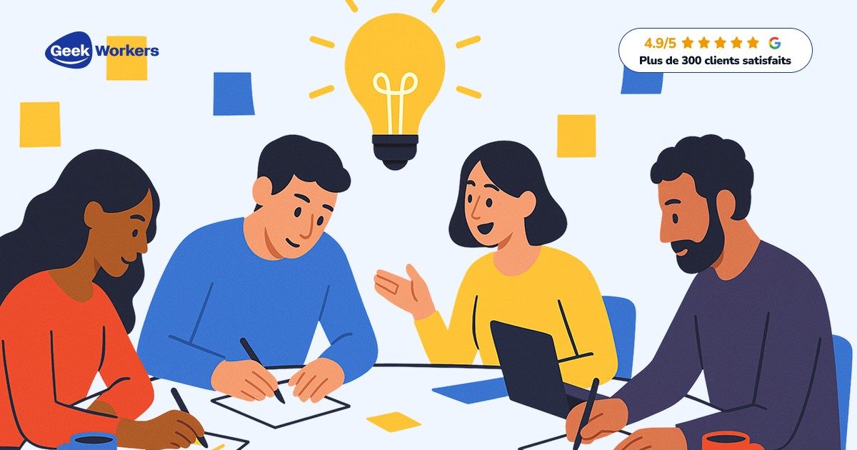 Brainstorming sur la recherche de nom d'entreprise