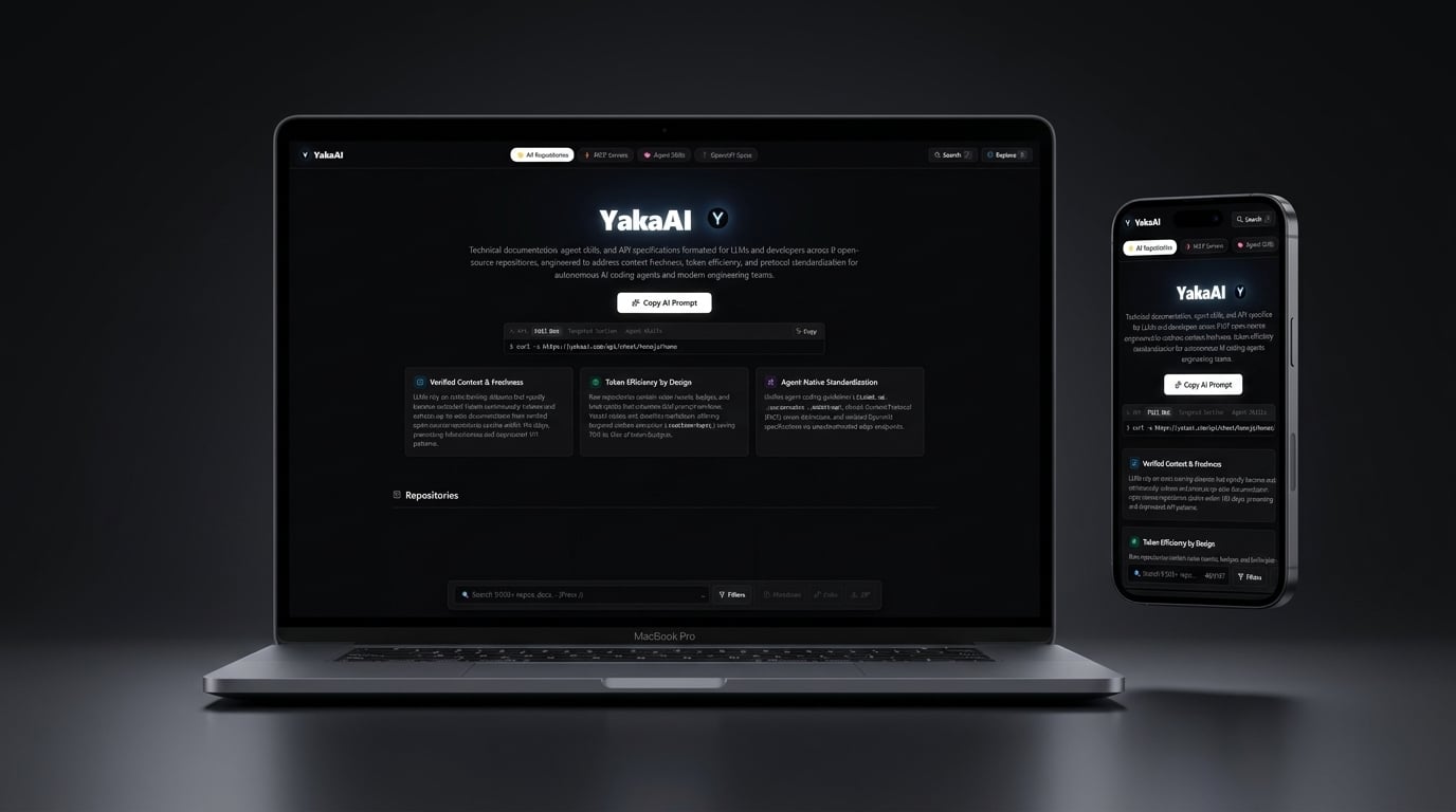 YakaAI Mockup Laptop MacBook et Mobile iPhone Portfolio Geekworkers
